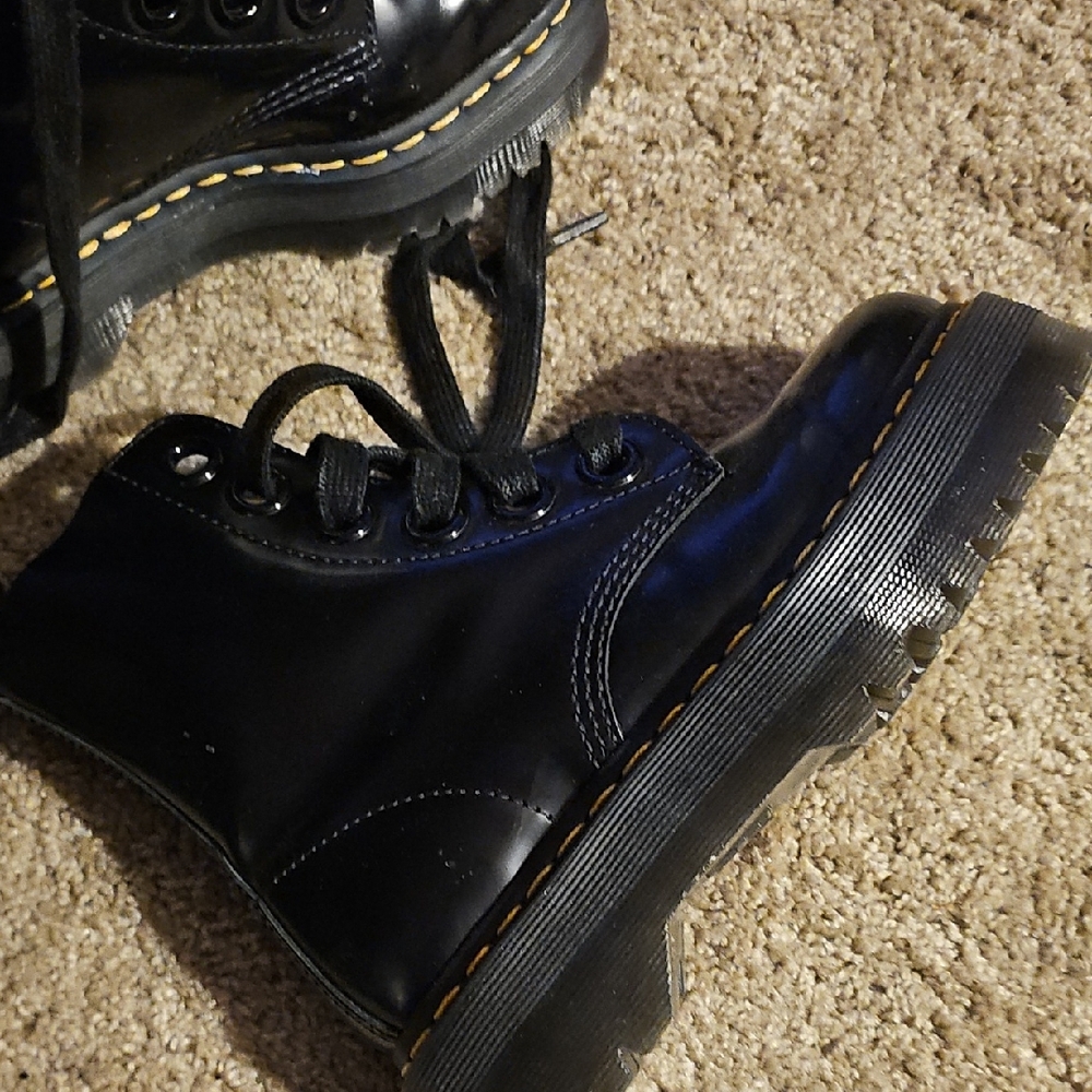 Black Platform Doc Martens